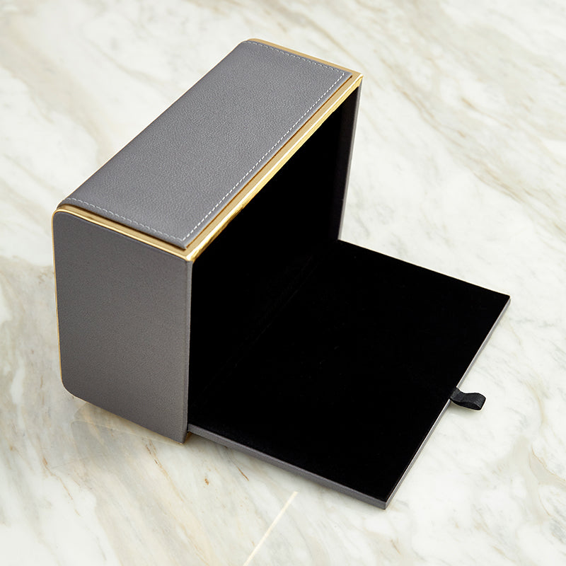 Charcoal Serenity Orchid Tissue Box