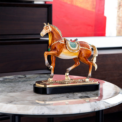 Royal Amber Gilded Steed
