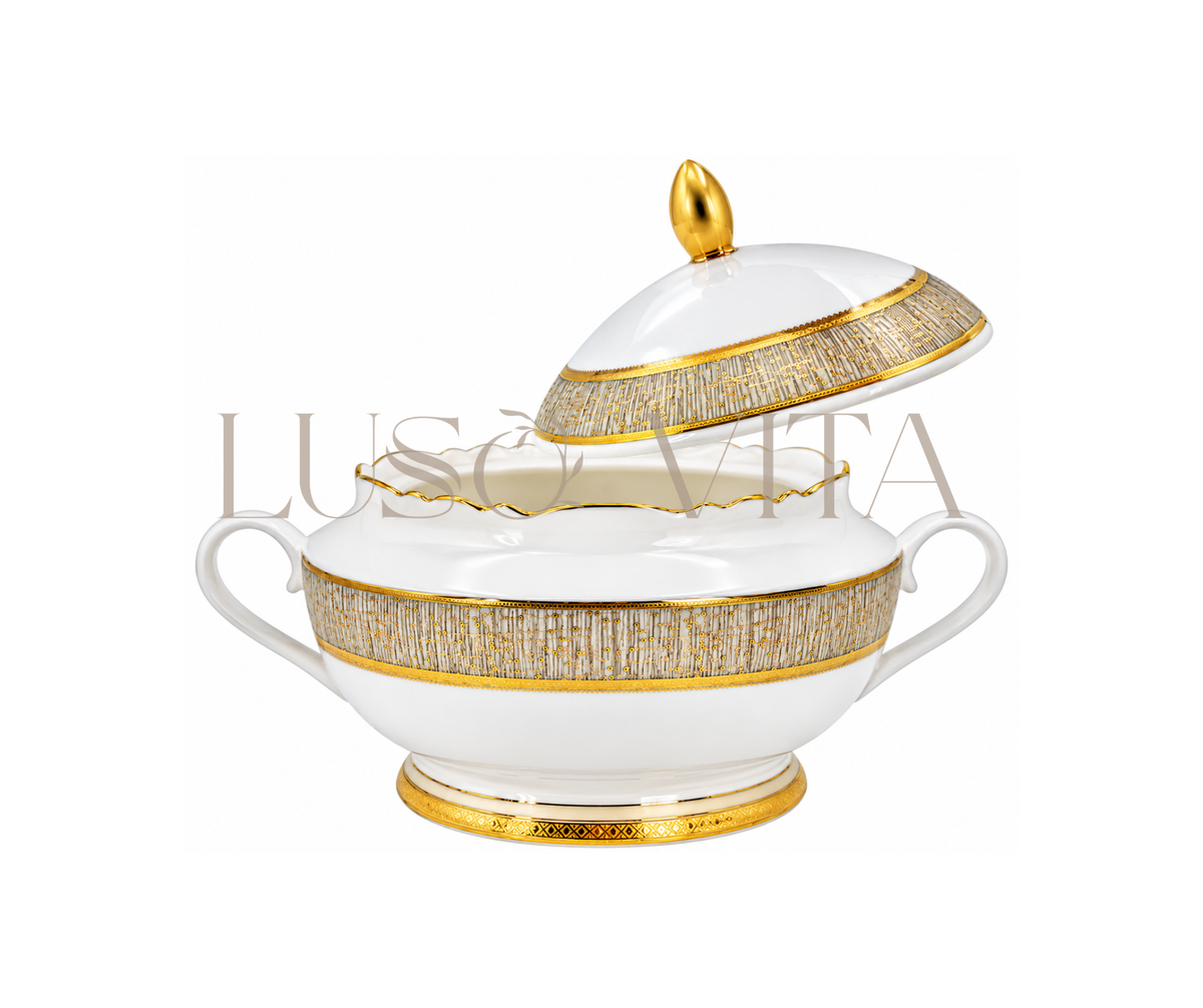Gilded Textured Rim