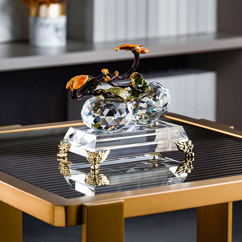 Gilded Harvest Prismatic Sculpture