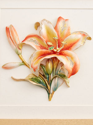 زهرة أبدية زنبق مذهب