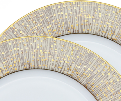 Gilded Textured Rim