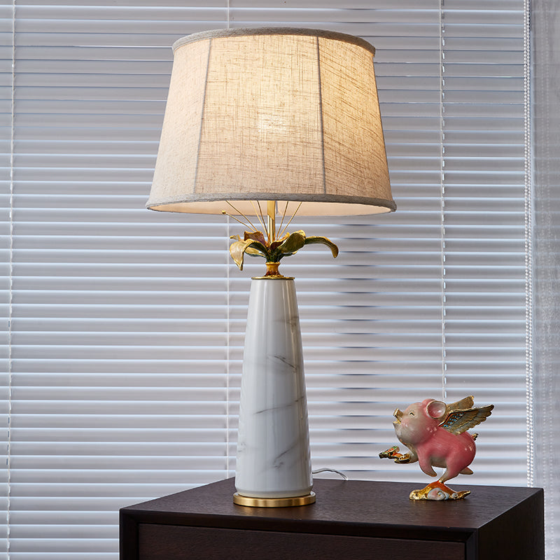 Carrara Floral Gold Accent Lamp