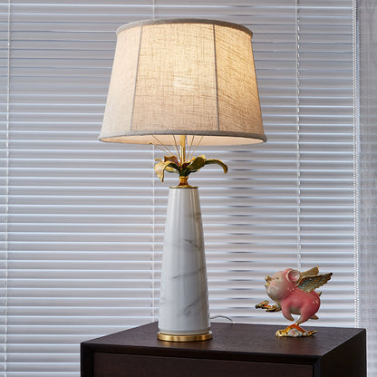 Carrara Floral Gold Accent Lamp