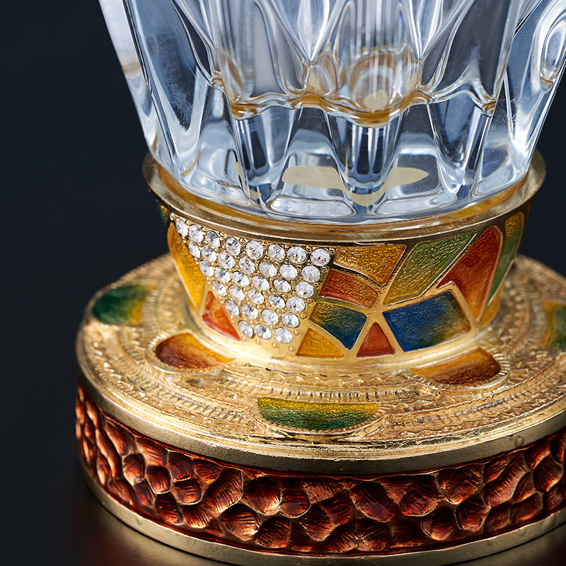 Imperial Lychee Harvest Crystal Vase