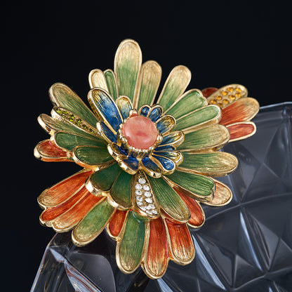 Gilded Bloom Crystal Basin
