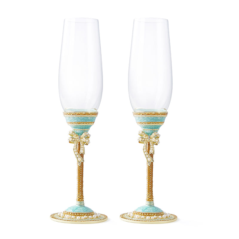 Azure Bow Pearl Flutes