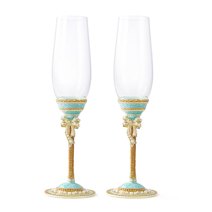 Azure Bow Pearl Flutes