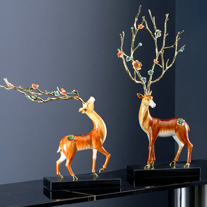 Stag of Bloomed Silence Ornament