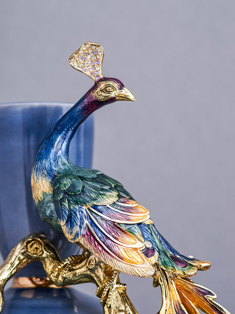 Whispers of Sapphire Vase