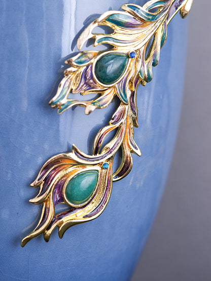 Whispers of Sapphire Vase