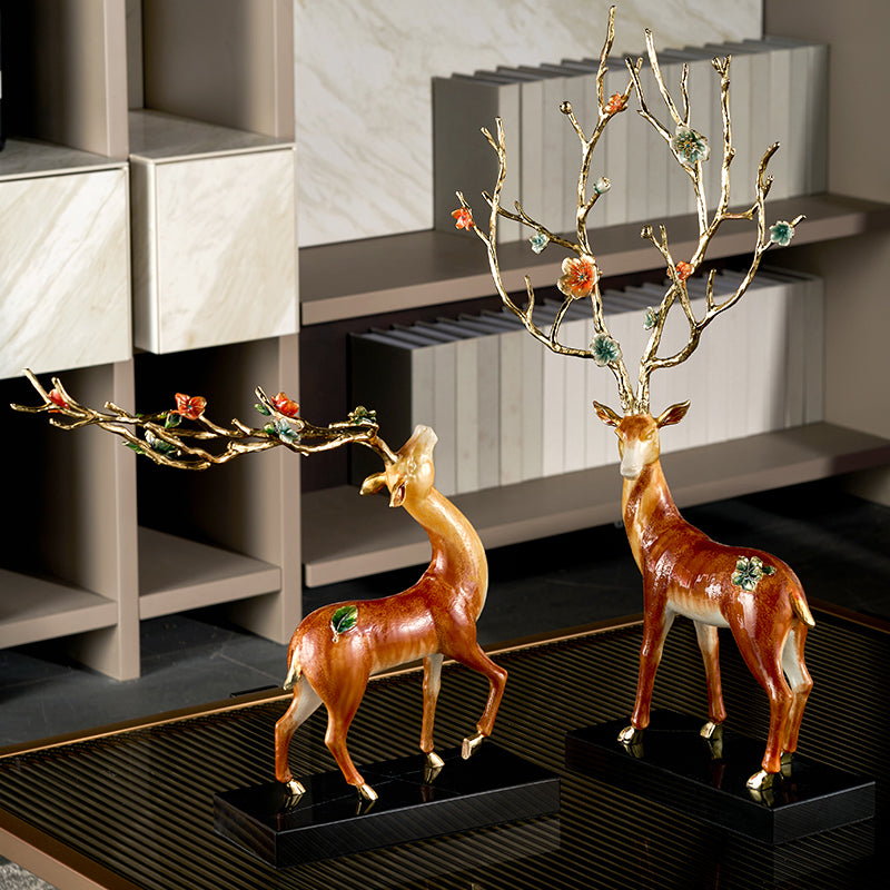 Stag of Bloomed Silence Ornament