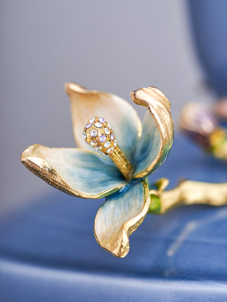 Whispers of Sapphire Vase