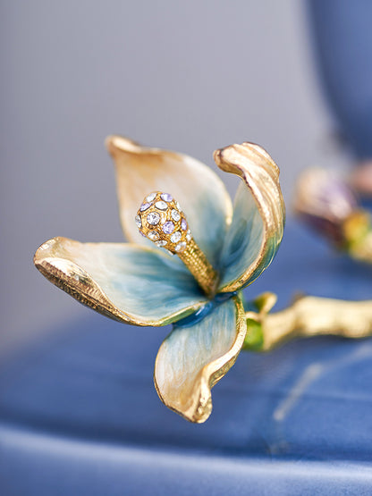 Whispers of Sapphire Vase