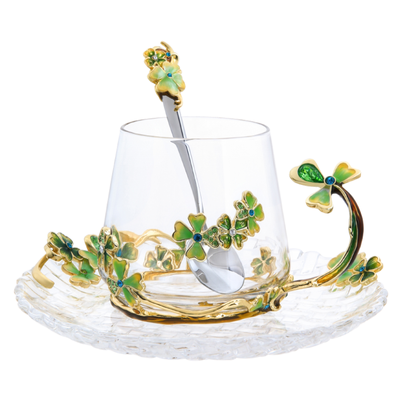 Crystal Bloom Tea Service Set