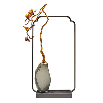 Zen Harmony Framed Songbird Sculpture