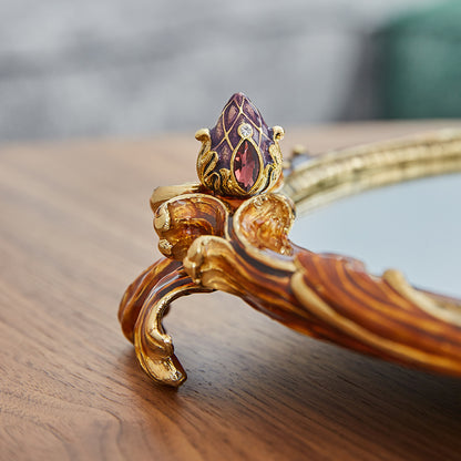 The "Belladonna" Jeweled & Gilded Serving Tray