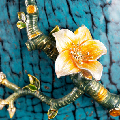 Celestial Azure Gilded Vase