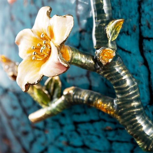 Celestial Azure Gilded Vase