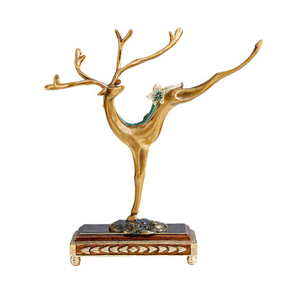 Golden Stag Majesty Figurine