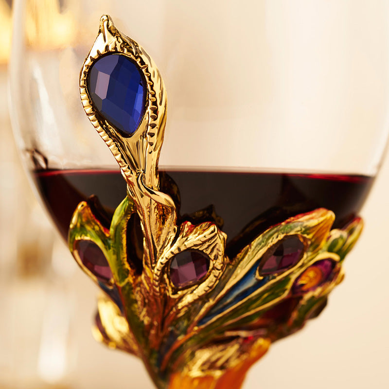 Peacock Wine Set