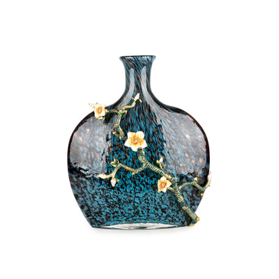 Celestial Azure Gilded Vase