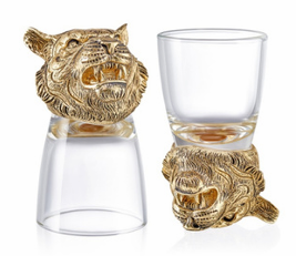 Golden Tiger Shot Glass