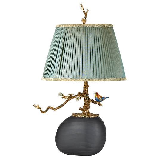 Midnight Sage Songbird Lamp