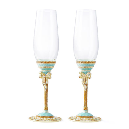 Azure Bow Pearl Flutes