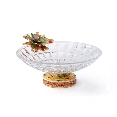 Gilded Bloom Crystal Basin