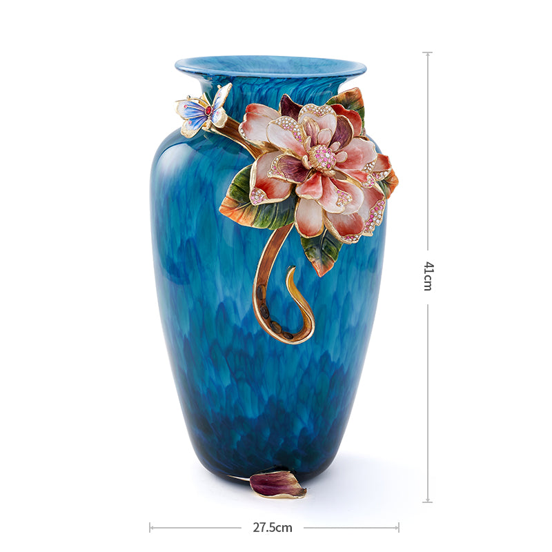 Glass vase - luxury elegant flower vase